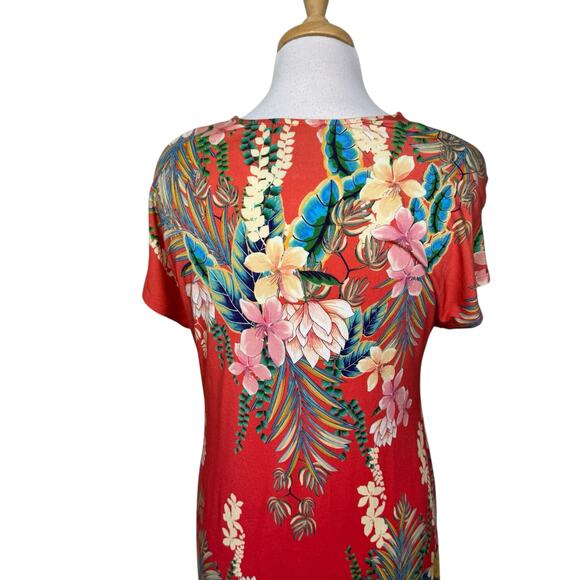 JOHNNY WAS Rapsodia Maxi Henley Dress Size Small - Picture 6 of 9